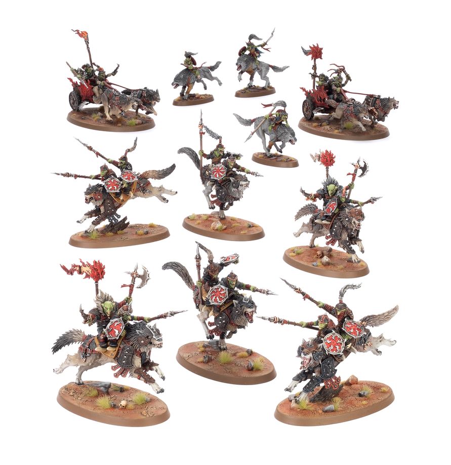 Spearhead: Gloomspite Gitz – Snarlpack Huntaz