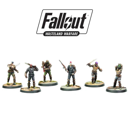 Fallout: Wasteland Warfare | Miniatures Raiders, Scavvers & Psychos